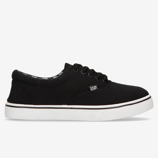 Zapatillas Lona Up Negro Hombre
