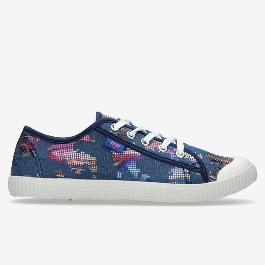 Zapatillas Lona Multicolor Denim Mujer Up