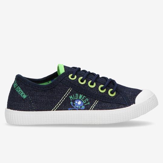Zapatillas Lona Azul Denim Niño Up (28-35)