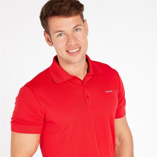 Polo Manga Corta BORIKEN Rojo Hombre