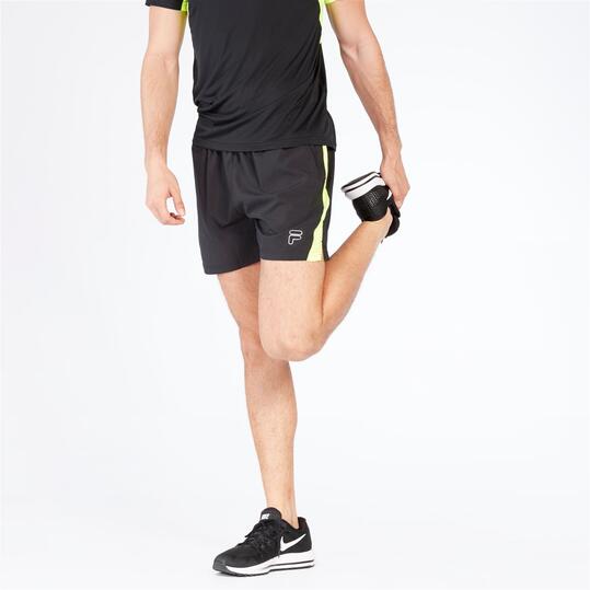 FILA Pantalón Corto Negro Hombre