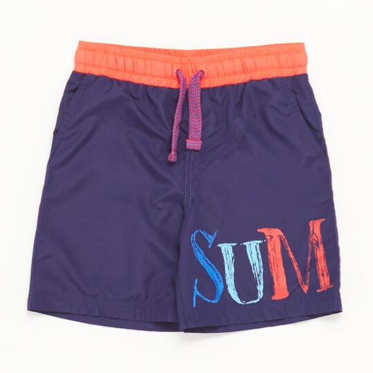 Pantalón Corto Marino Niño Silver Summer (2-8)