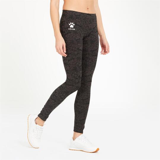 KELME Malla Larga Tobillera Gris Negro Mujer