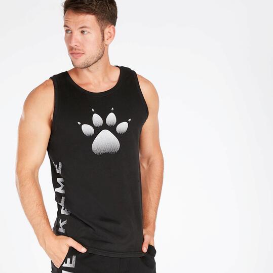 Camiseta Tirantes Kelme Negra Hombre