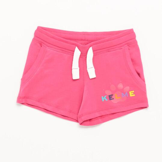 Pantalón Corto KELME Fucsia Niña (10-16)