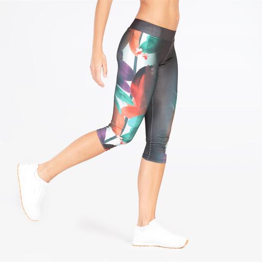 Malla Pirata Hargus Negro Estampado Mujer