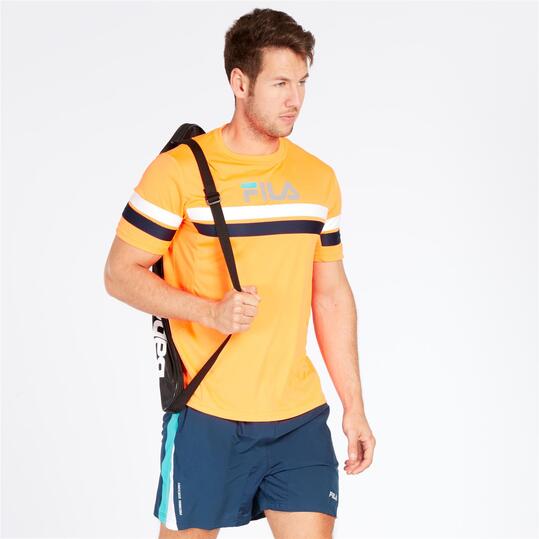 FILA Camiseta Naranja Hombre