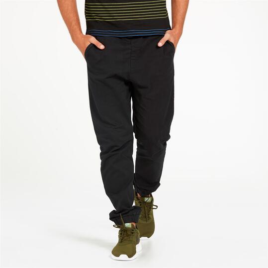 Pantalón Largo SILVER STAMPS Negro Hombre