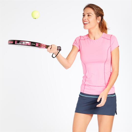 Camiseta Tenis PROTON Rosa Mujer