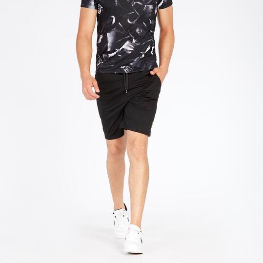 Bermudas SILVER STREET SOCCER Negras Hombre