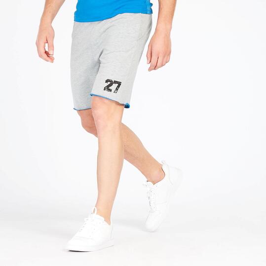 Pantalón Corto UP BASIC Gris Azul Hombre