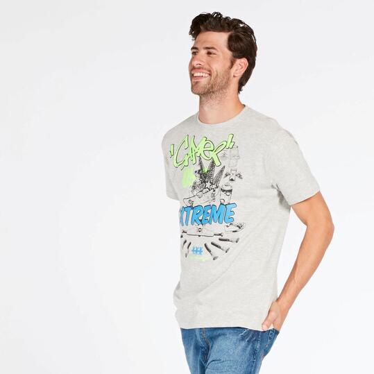 Camiseta UP STAMP Gris Hombre