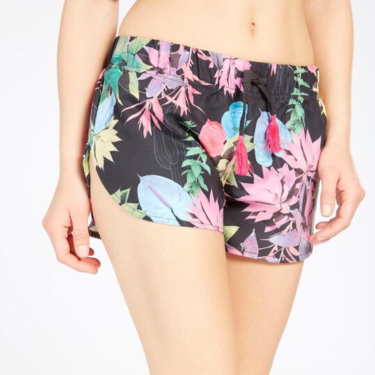 Pantalón Corto Estampado Mujer Silver Cactus