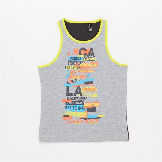 Camiseta Tirantes SILVER SAN DIEGO Gris NIño (10-16)