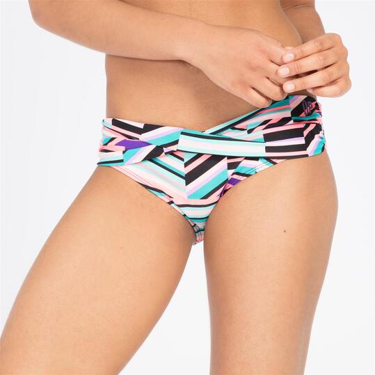 Braga Bikini Cintura Cruzada Estampado Geométrico UP STAMPS