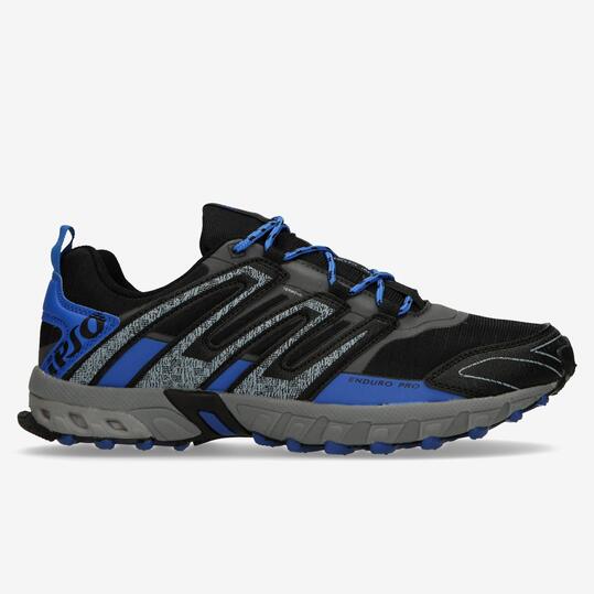 Zapatillas Trail IPSO Negro Azul Hombre