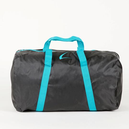 Bolsa Deporte Plegable ILICO Negro Turquesa