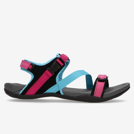 Sandalias Trekking Mujer Boriken Fucsia Turquesa
