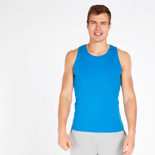 Camiseta Tirantes Up Basic Azul Marino Hombre