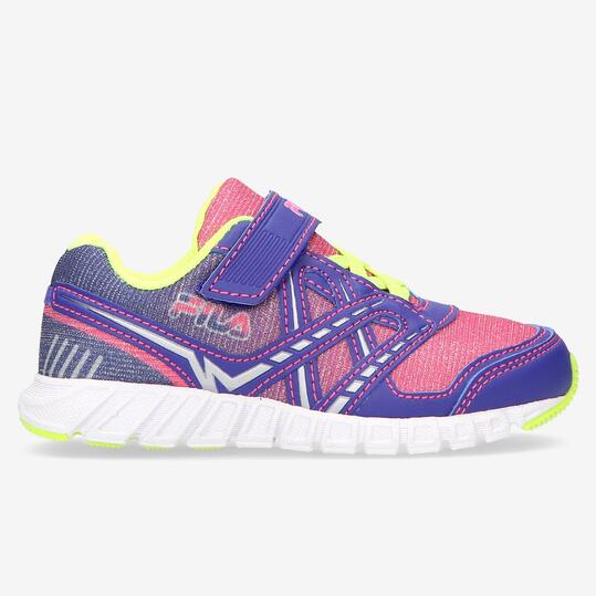 Zapatillas Running Fila Volcanic Rosas Lilas Niña