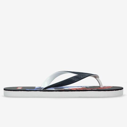 Chanclas Playa Silver Marino Hombre