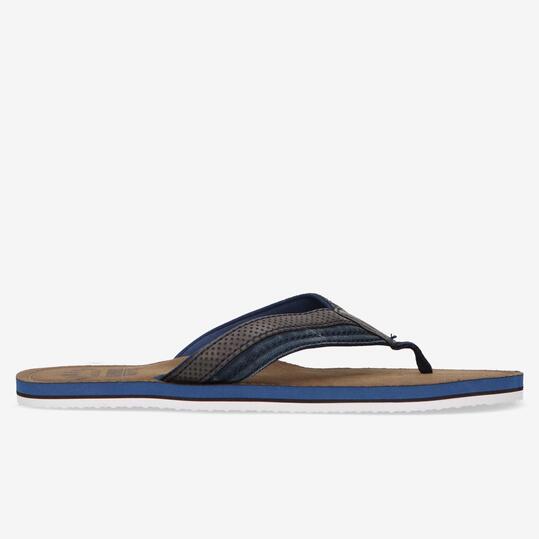 Chanclas Hombre Marino Marrón Silver