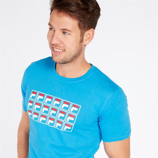 FILA LORENZI Camiseta Azul Hombre
