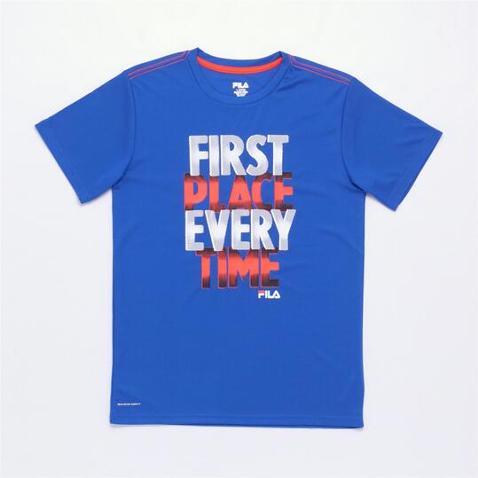 FILA CORAL Camiseta Azul Niño (6-16)
