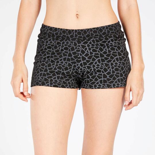 Pantalón Corto Negro Mujer Up