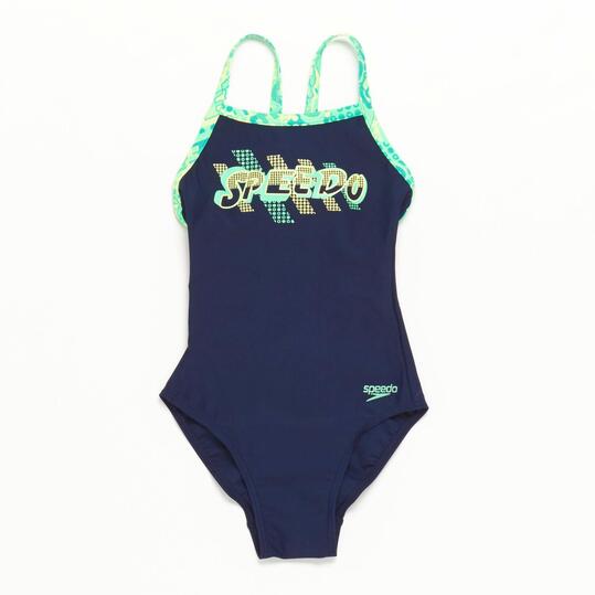 SPEEDO Bañador Natación Marino Turquesa (10-16)
