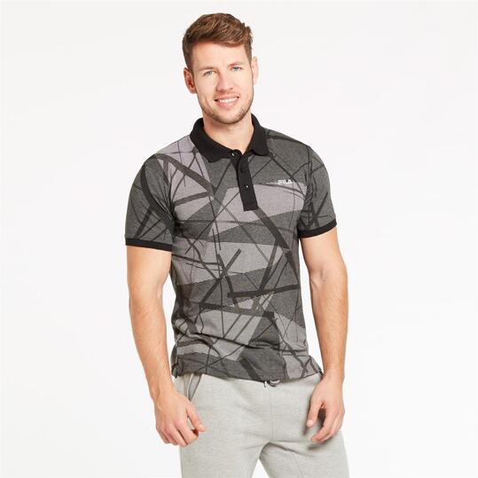 FILA Polo Windsor Gris Hombre