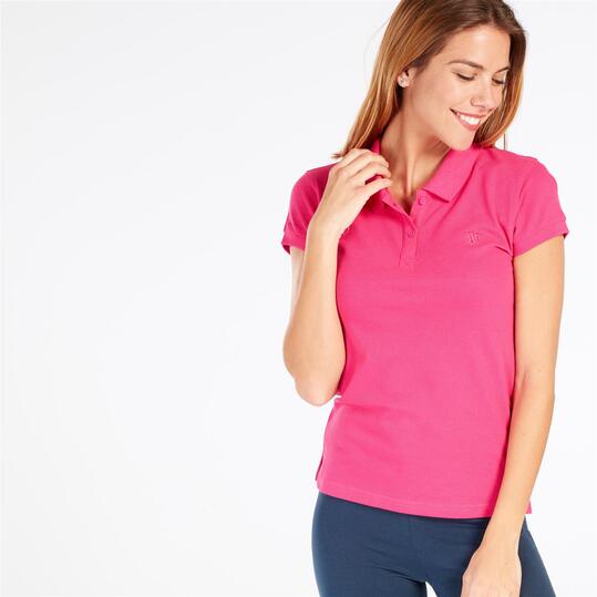 Polo Manga Corta UP BASIC Fucsia Mujer