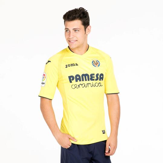 JOMA VILLARREAL Camiseta Oficial 1ª Equipación Amarillo Hombre
