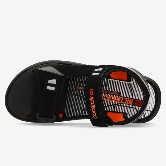 Sandalias Playa Negro Hombre Nicoboco