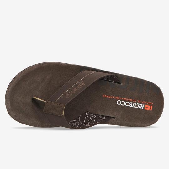 Chanclas Hombre Nicoboco Browni Marrón