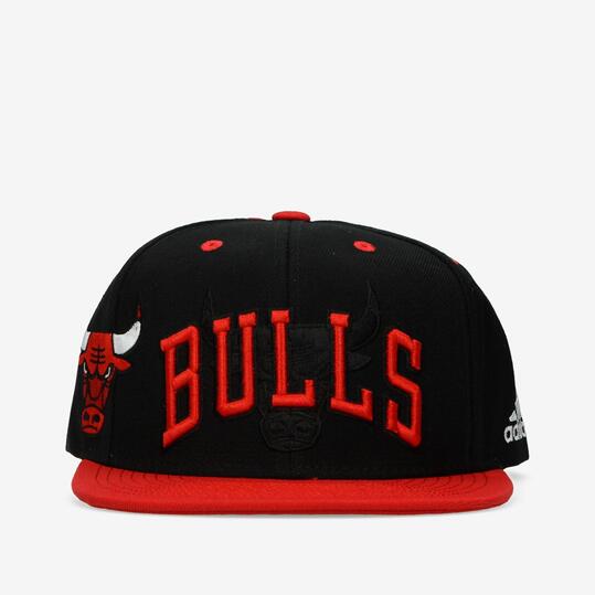Gorra Adidas NBA Bulls Negra Roja