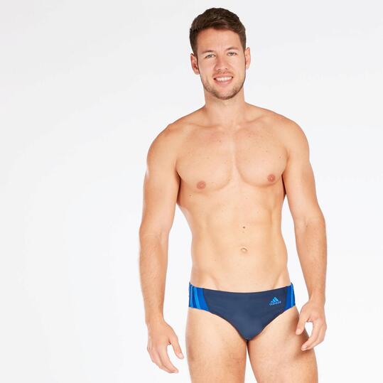 Bañador Natación Slip Hombre Adidas Marino