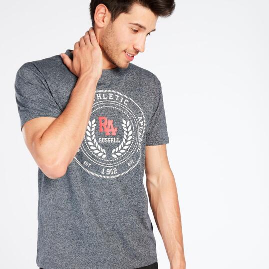 Camiseta Manga Corta RUSSELL ATHLETIC Gris Hombre