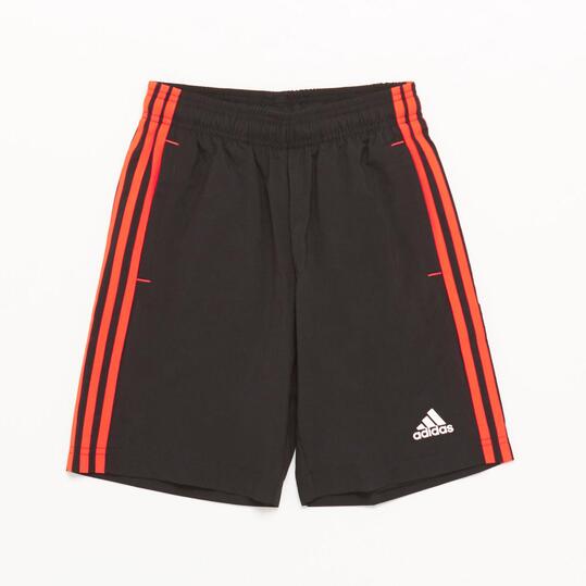 Adidas Pantalón Corto Negro Niño (10-16)