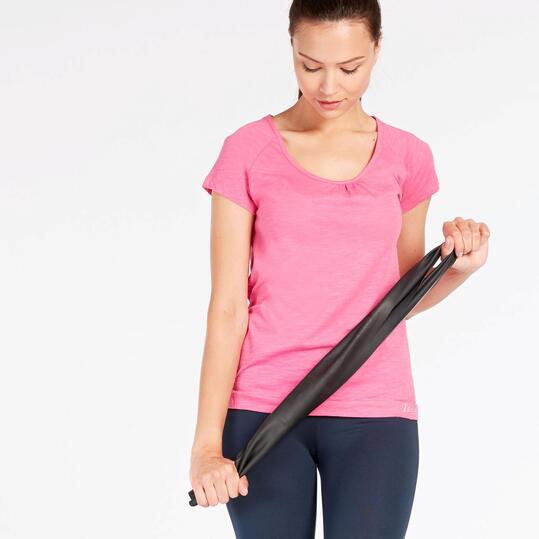 Camiseta Yoga Rosa Mujer Ilico