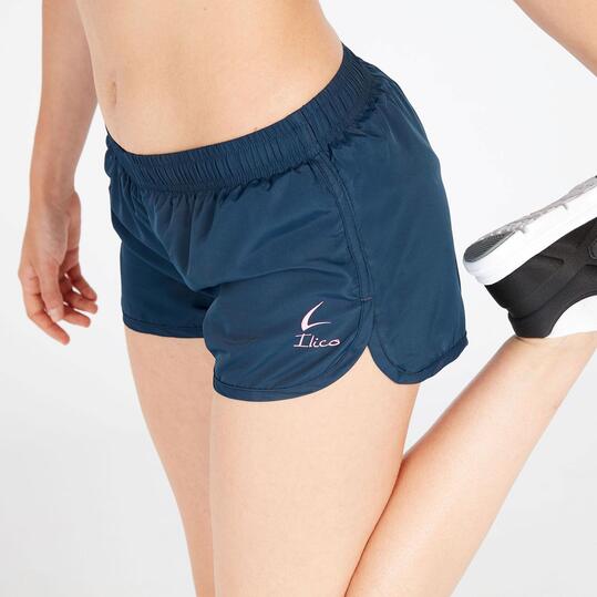 Pantalón Corto Azul Marino Mujer Ilico