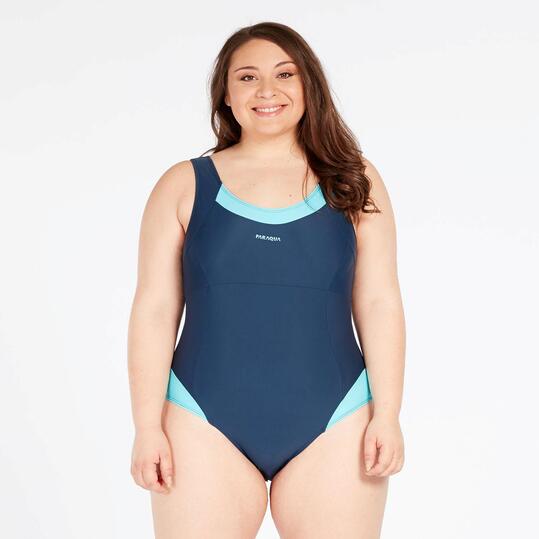 Bañador Natación PARAQUA Marino Mujer