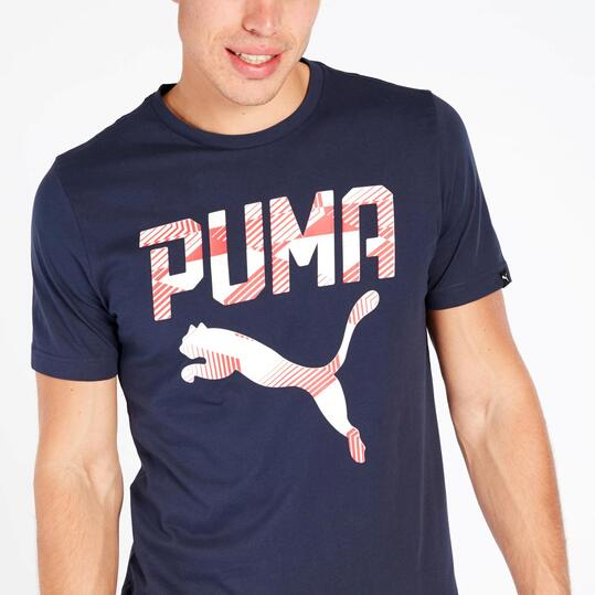 Camiseta Hombre Puma Azul Marino