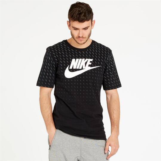 NIKE FUTURA Camiseta Manga Corta Negro Hombre