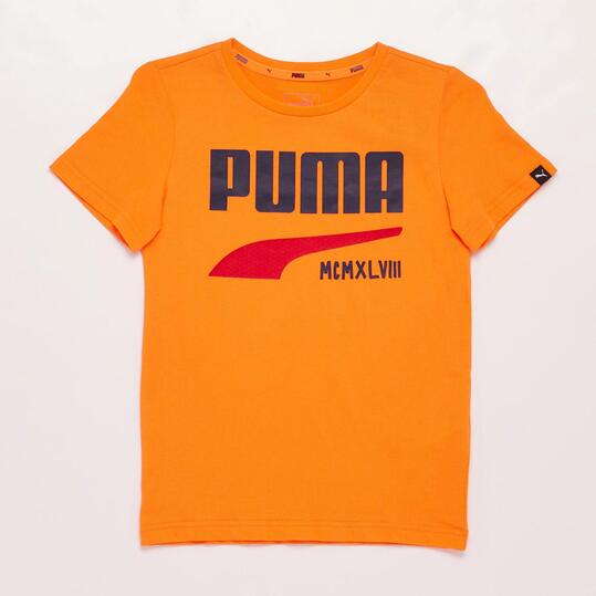 Camiseta Niño Puma Naranja