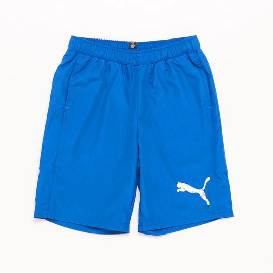 Pantalón Corto Azul Niño Puma (10-16)