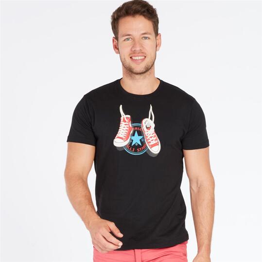Camiseta TRUNK & ROOTS Negra Hombre