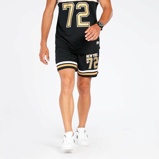 Pantalón Corto Negro Oro Hombre Ecko Rutgers