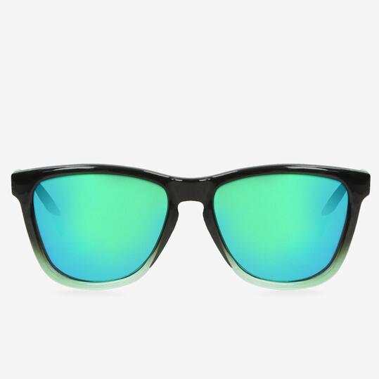 Gafas Sol Negra Verde Silver