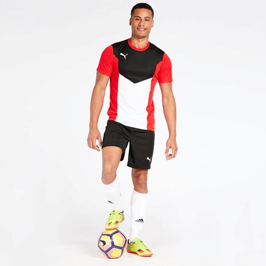 Camiseta Fútbol Puma Roja Hombre